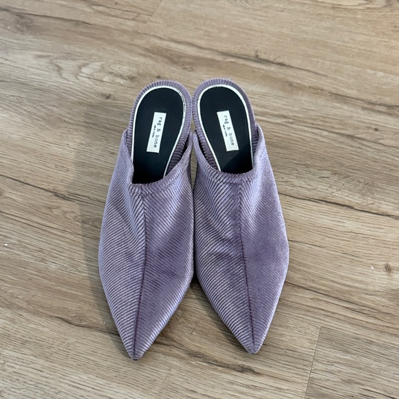 Rag & Bone Lilac Mules